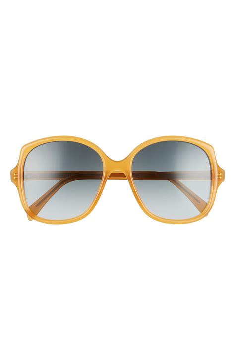 celine 57mm gradient square sunglasses|Celine.